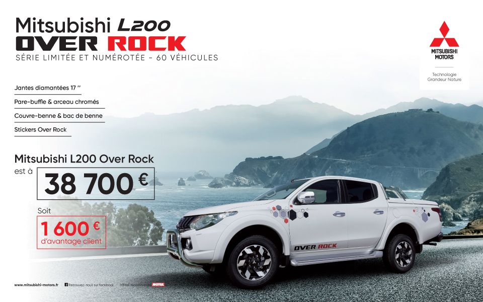 Mitsubishi L200 Over Rock à 38700€