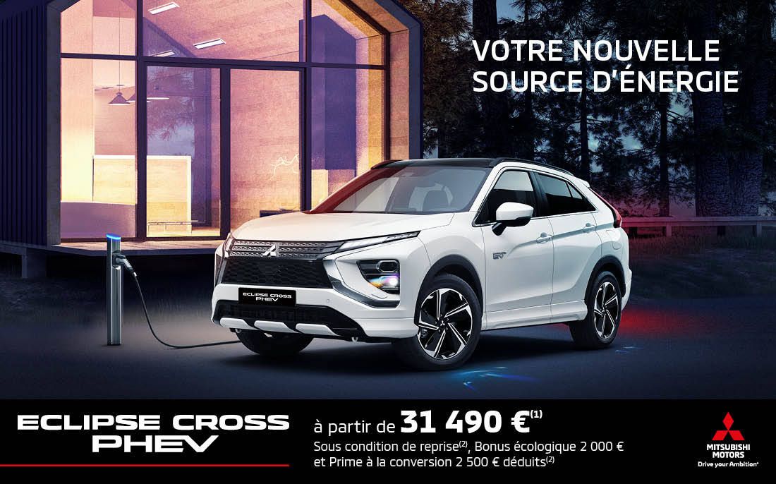 MITSUBISHI ECLIPSE CROSS PHEV À PARTIR DE 31 490€<SUP>(1)</SUP>