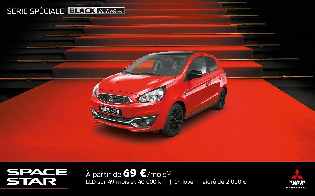 MITSUBISHI SPACE STAR À PARTIR DE 69 €/MOIS<SUP>(1)</SUP>
