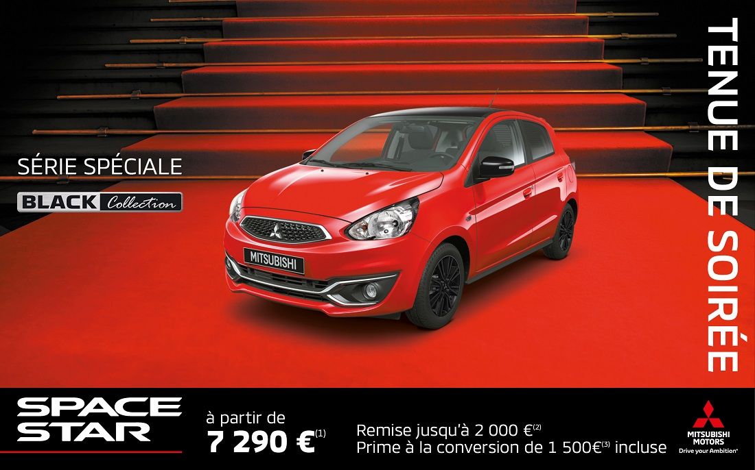 MITSUBISHI SPACE STAR À PARTIR DE 7 290 €<SUP>(1)</SUP>