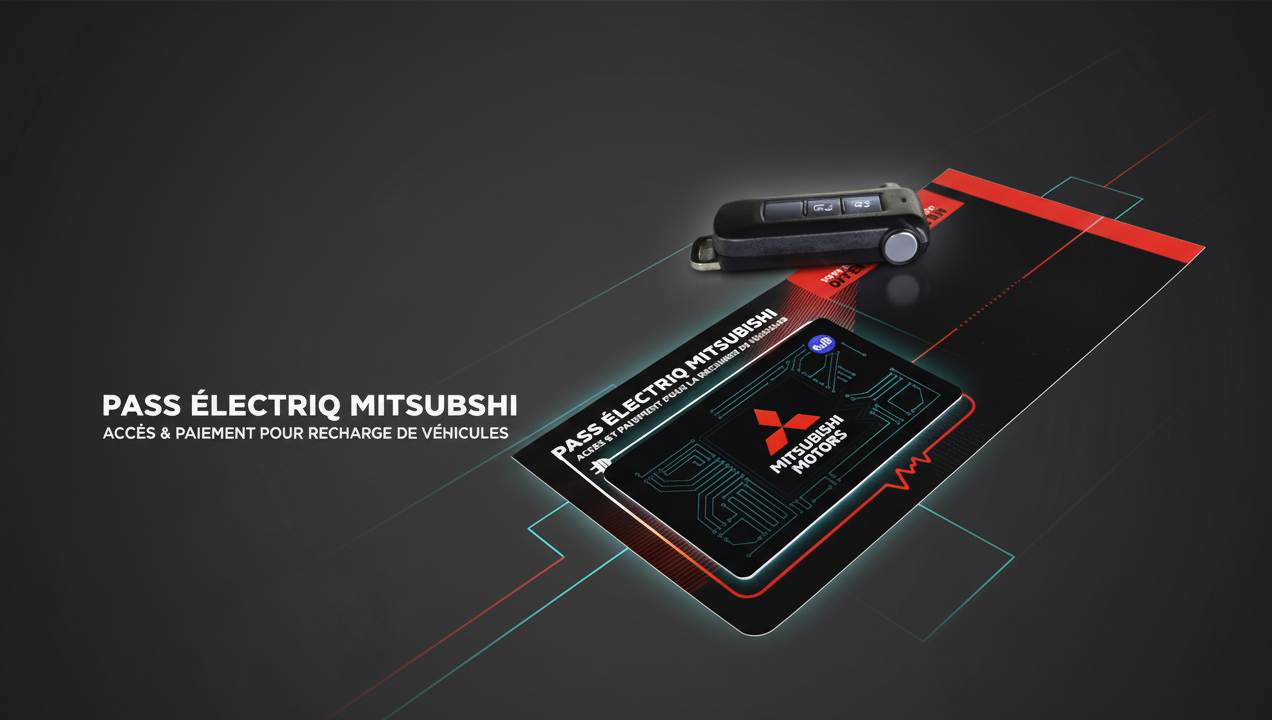 Carte de recharge pass electriq mitsubishi
